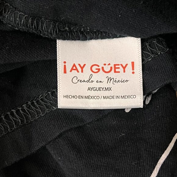 Ay Guey Skeleton Space Ship Glow in the Dark Tee Sz S - Picture 8 of 8